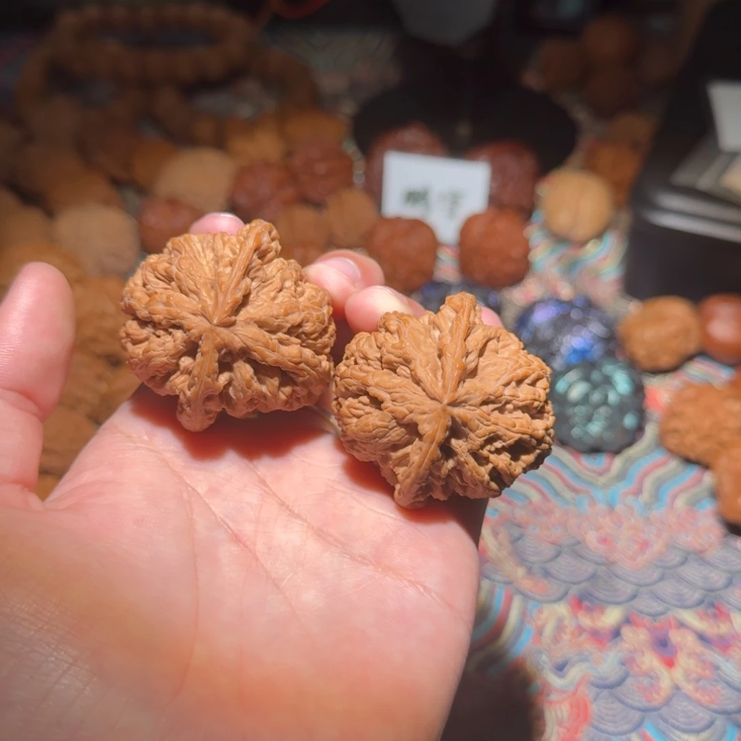 文玩核桃把件1068号46平谷粗筋文玩核桃