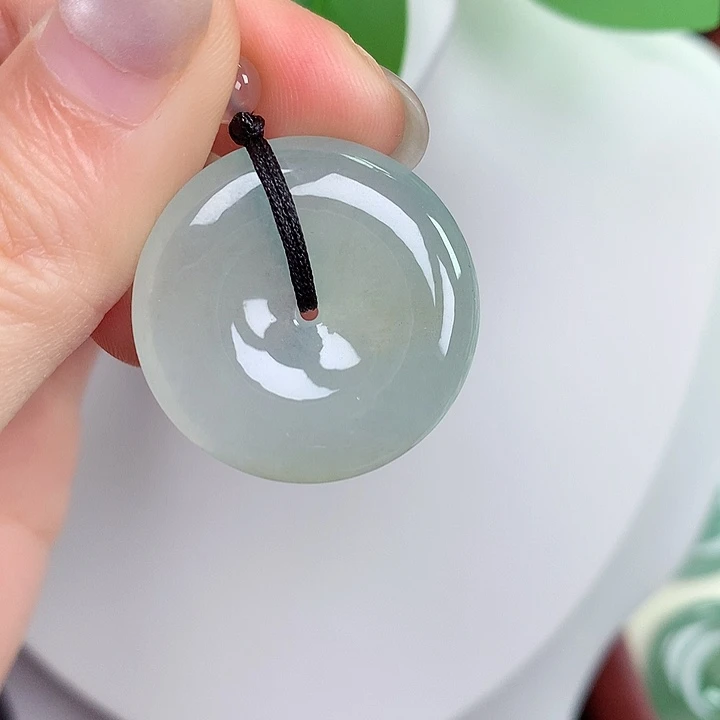 翡翠未镶嵌颈饰9:27.1-6.2mm