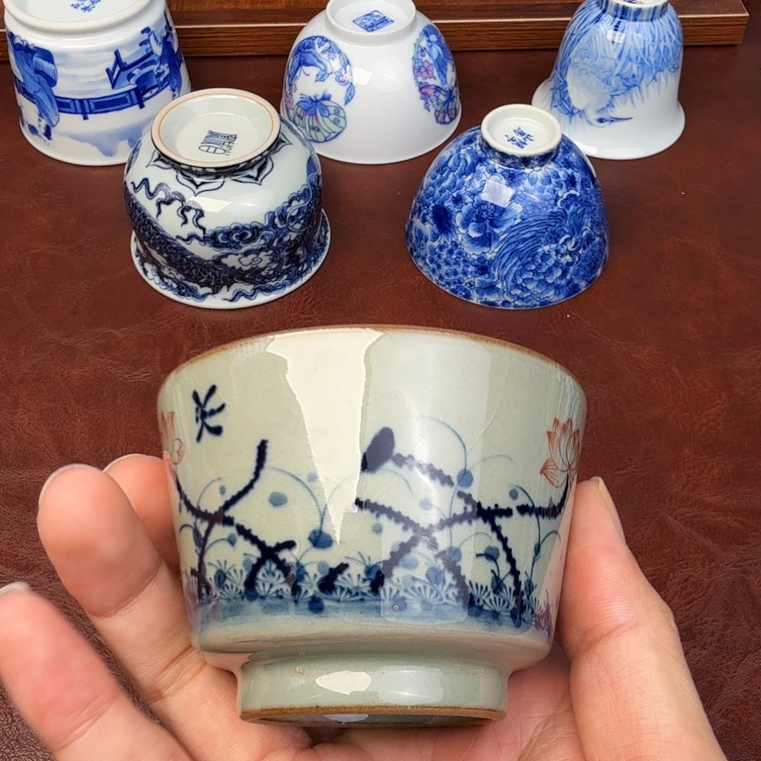 现代景德镇全手工全手绘陶瓷