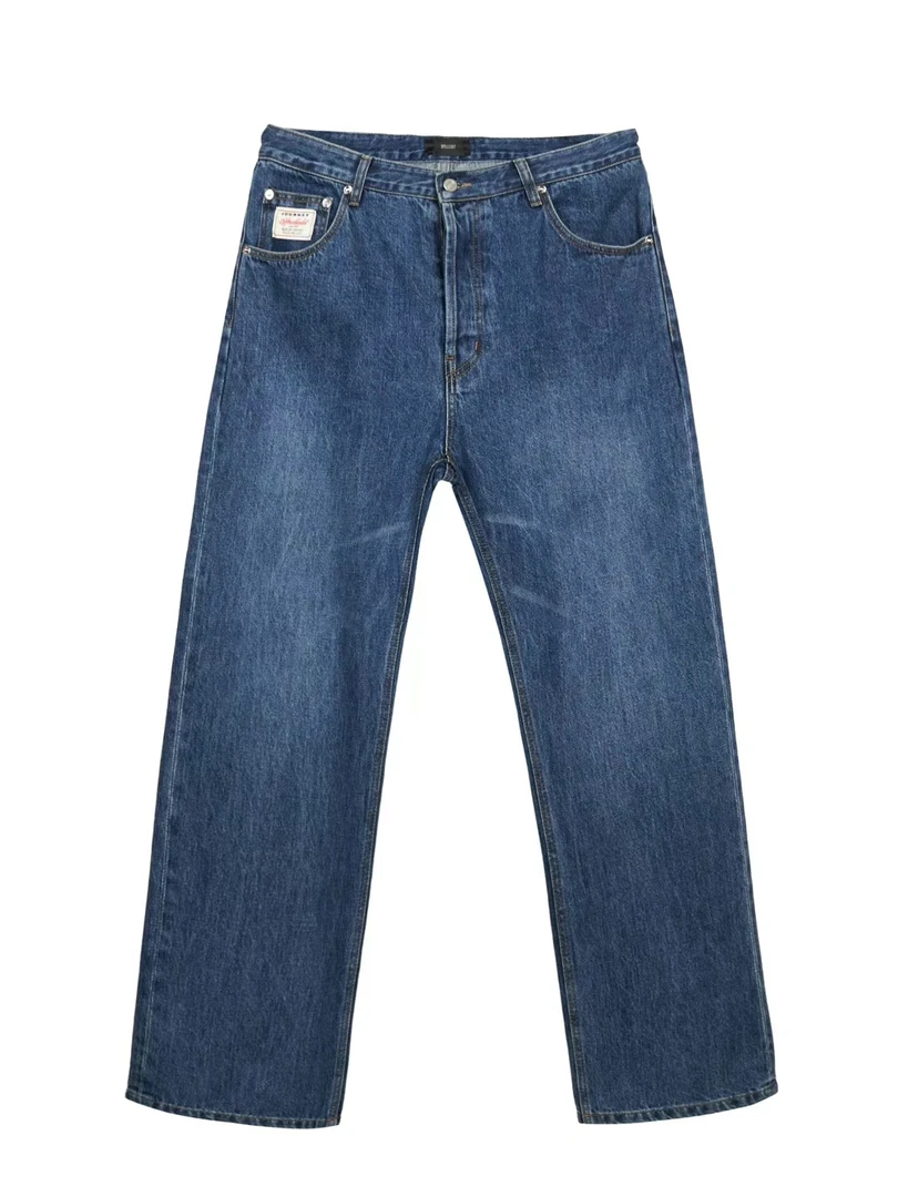 折扣 Spell正品 无退换 抽绳腰宽松牛仔裤