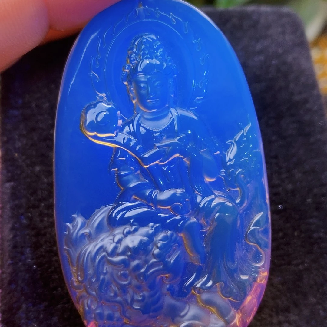 【闪购商品】蓝珀吊坠(不含链)未镶嵌