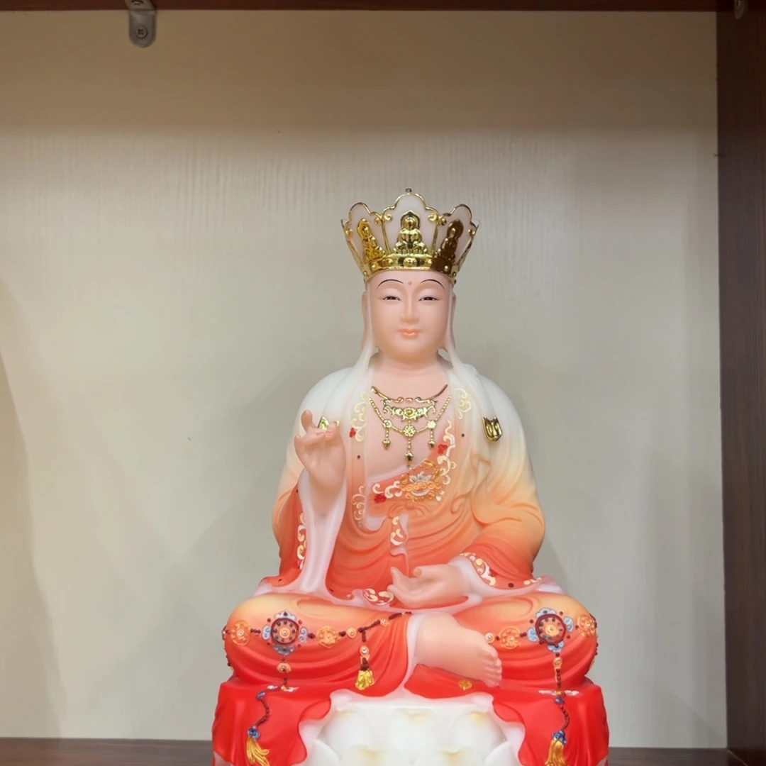 软陶12寸红衣地藏