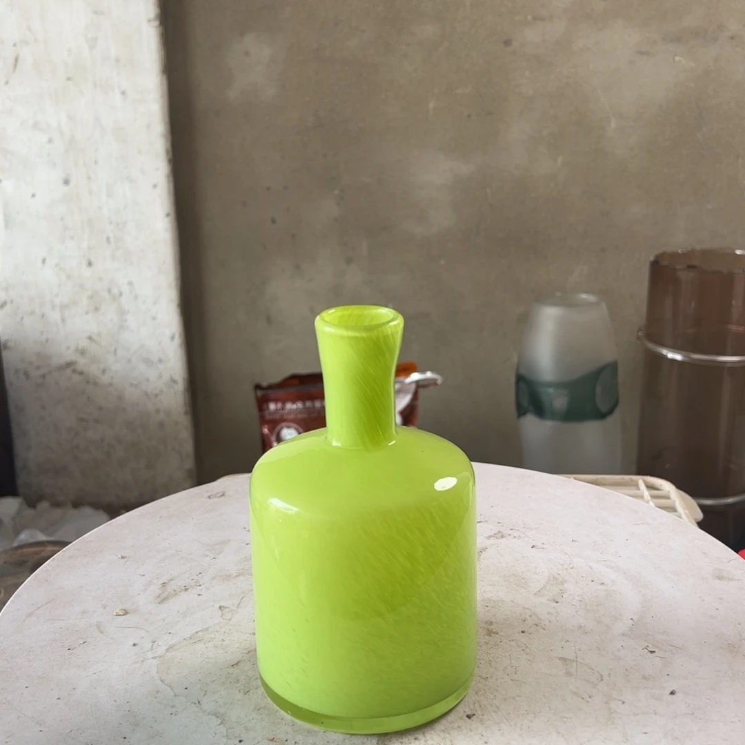 弘扬琉璃花器微瑕高度17