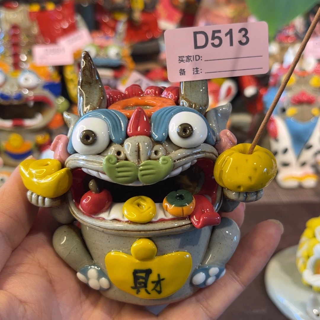 泥塑纯手工茶宠摆件
