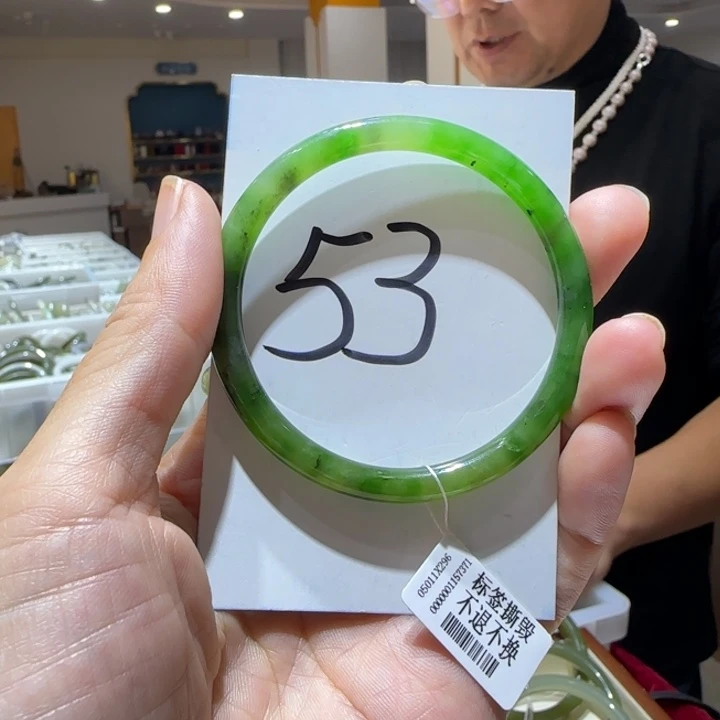 和田玉未镶嵌手镯637