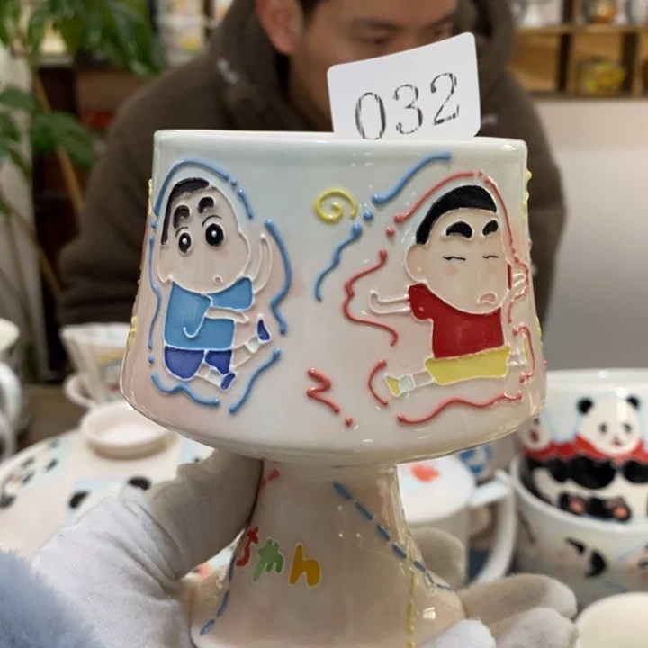 杯景德镇釉下彩手绘
