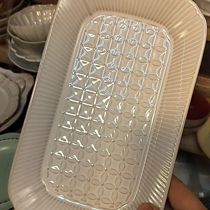 瓷片微瑕奈良长盘两个一组