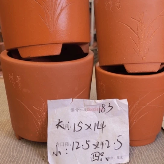 紫砂花盆紫紫砂盆