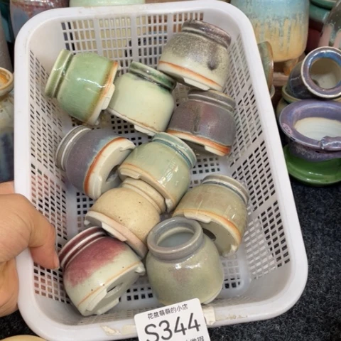 紫砂花盆微瑕344口径3厘米厘米