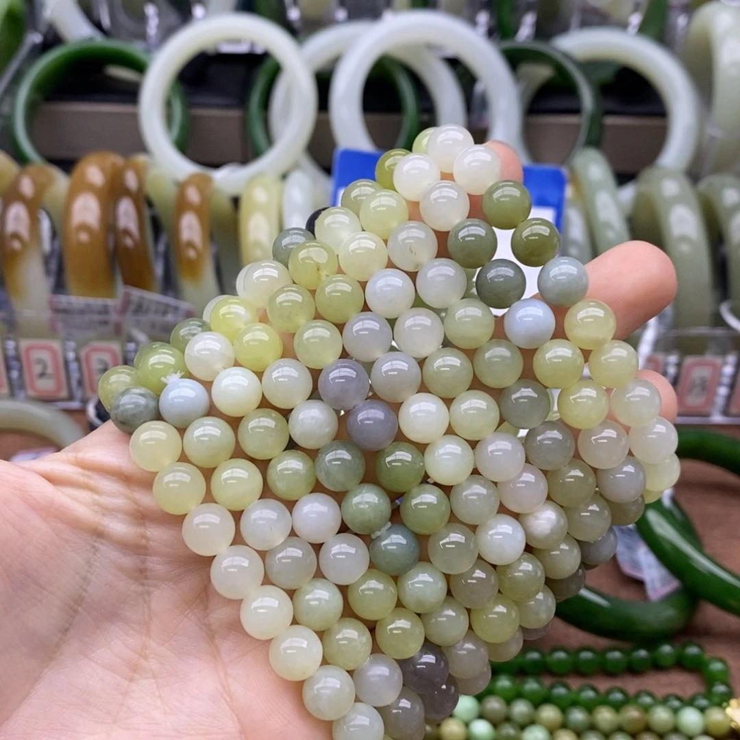 手串未镶嵌和田玉卡8