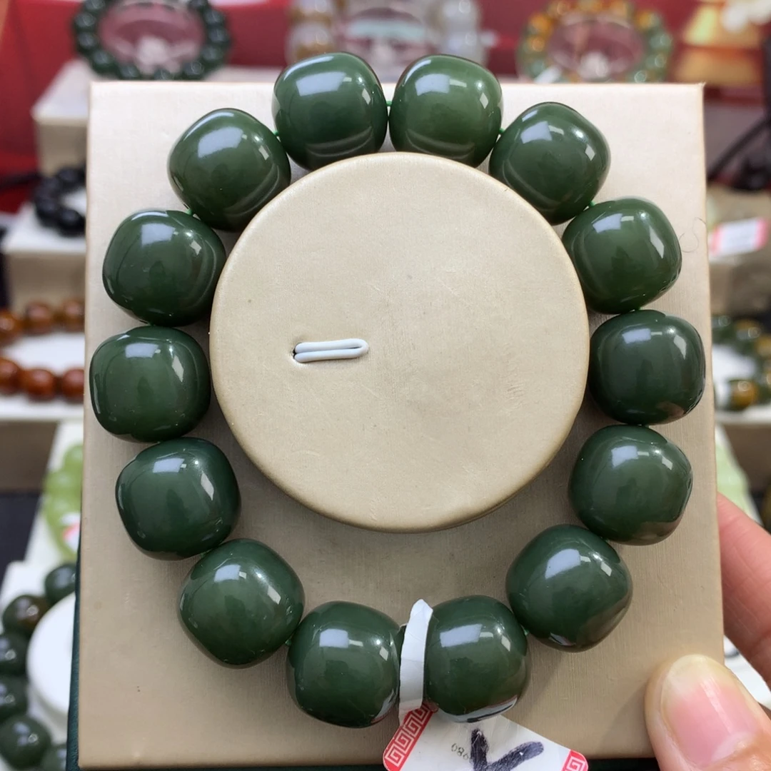 和田玉未镶嵌手链