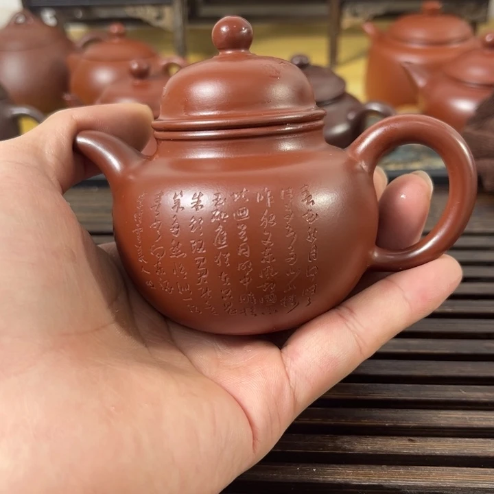 紫砂茶壶原矿紫砂半手工制作