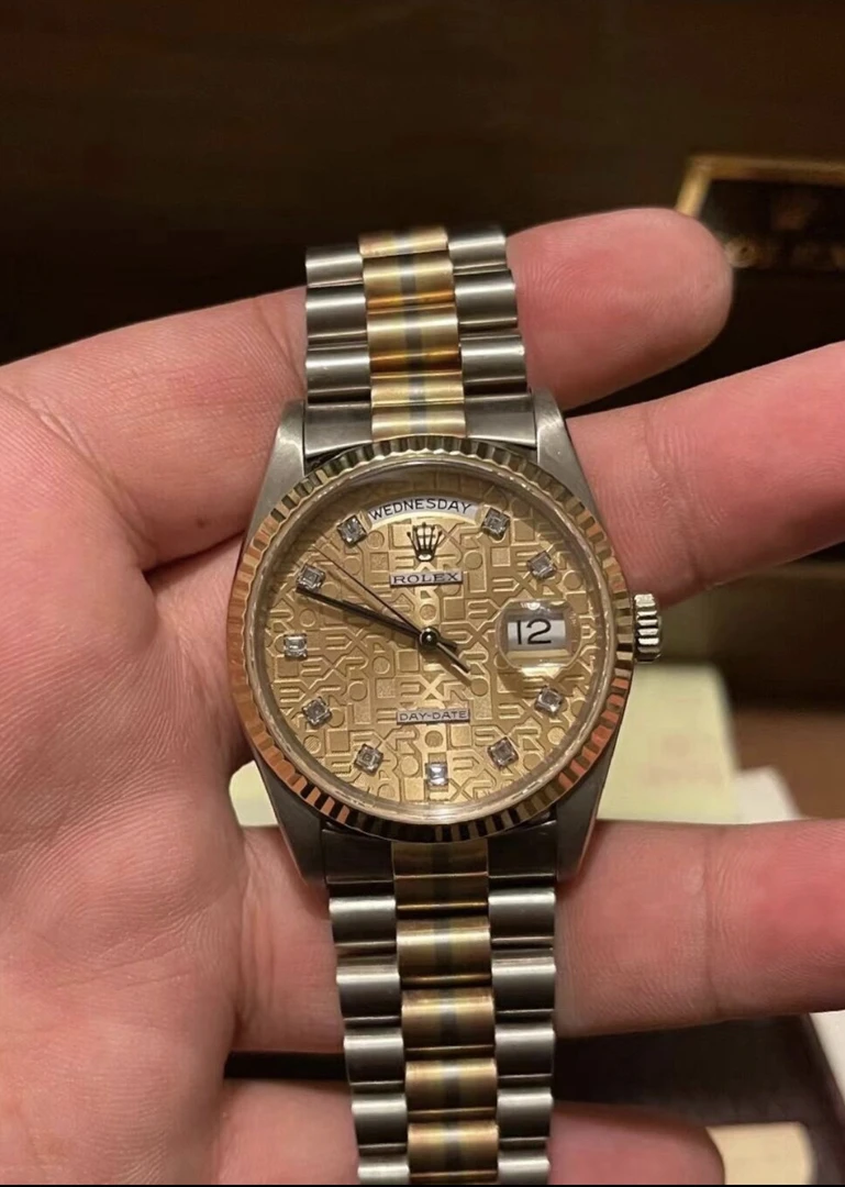99新 Rolex/劳力士 蔚蓝/间金DD 腕表