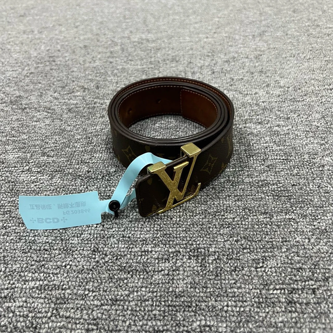 95新 LouisVuitton/路易威登 (ll) 老花金属logo腰带 206197