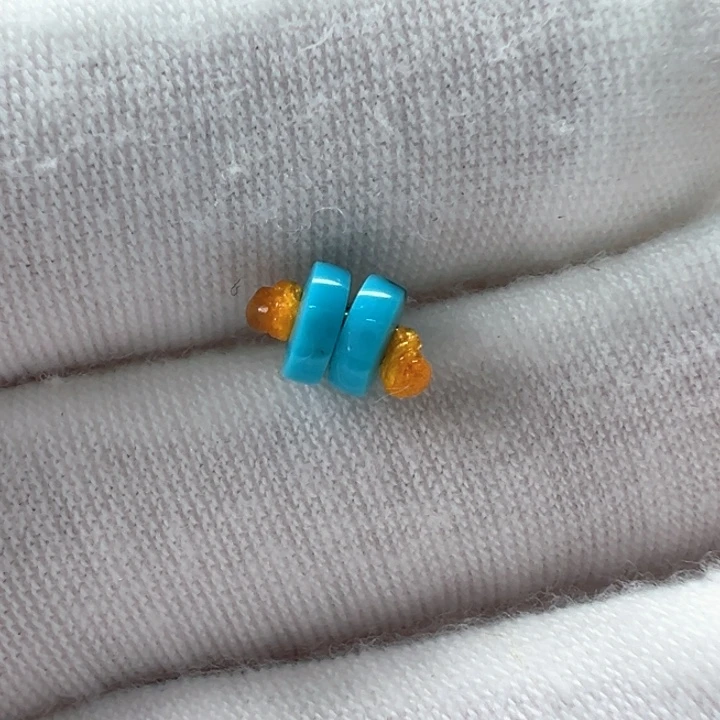 绿松石未镶嵌隔片5mm