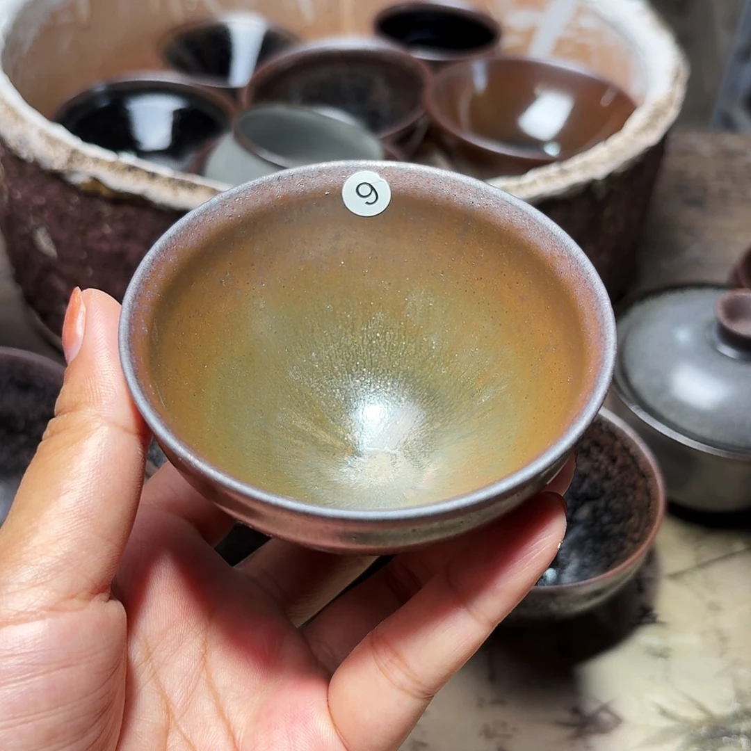 茶盏义兴龙窑建盏9微瑕
