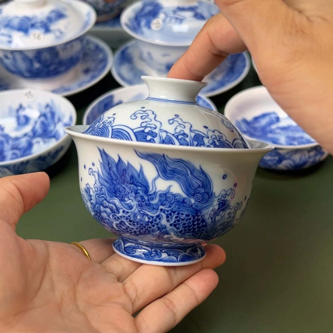 木木景德镇纯手工纯手绘茶具8