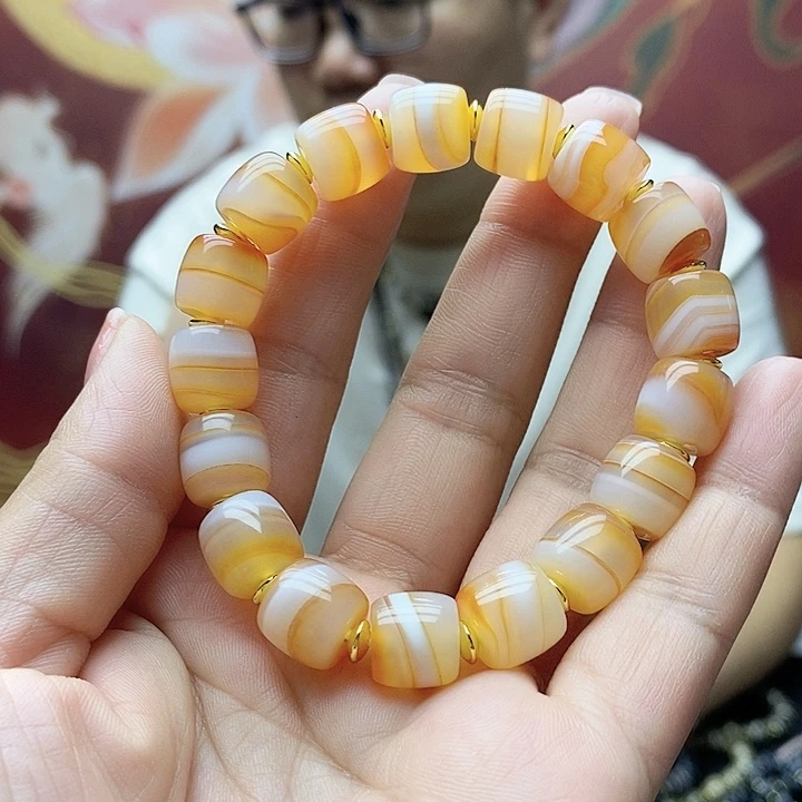 玛瑙/玉髓颈饰合金