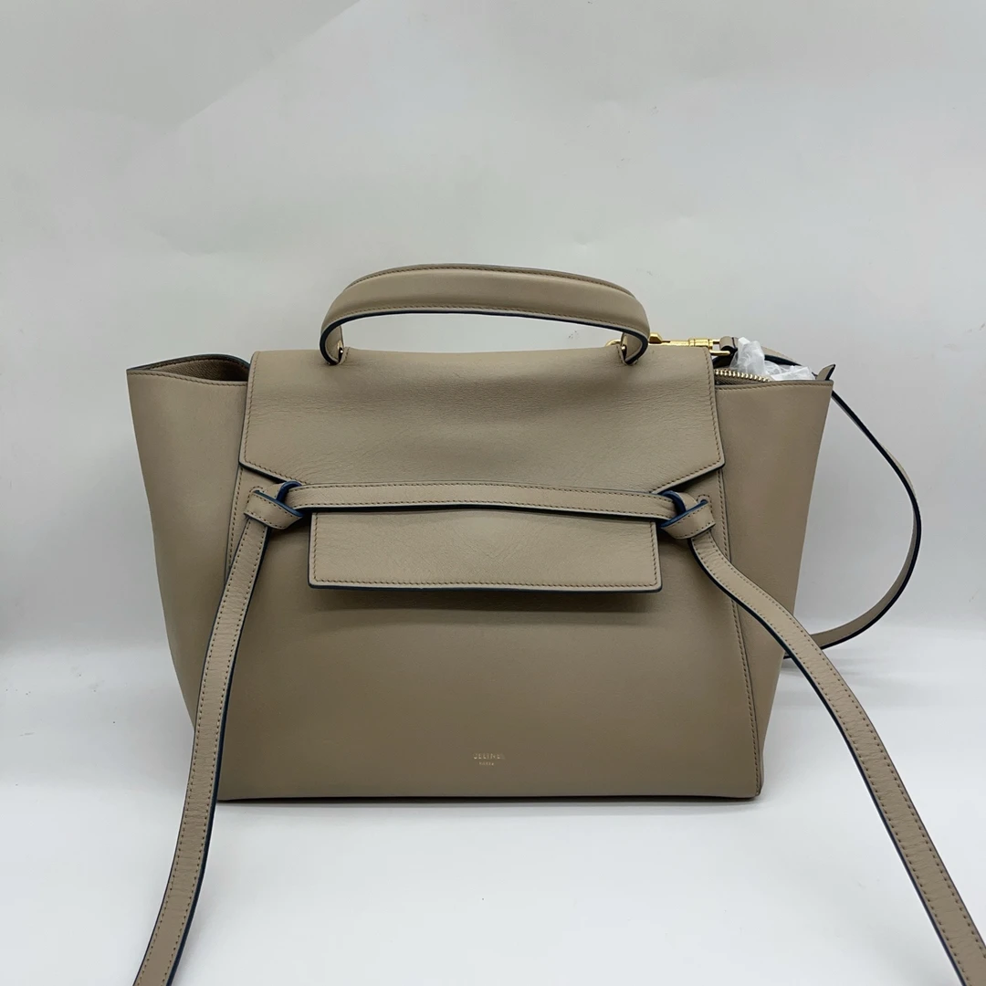 95新 Celine/思琳  奶茶色鲶鱼包 1534 5285