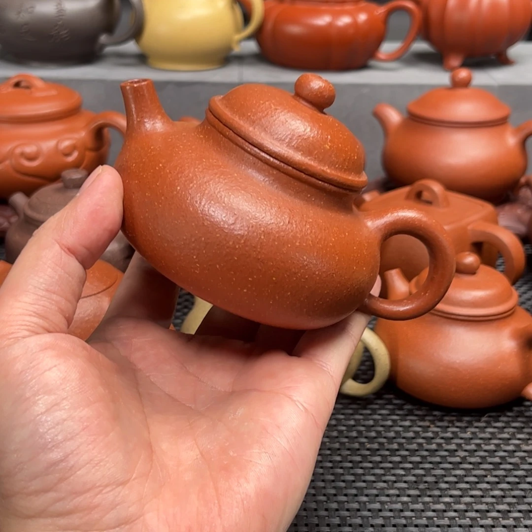 紫砂茶壶紫砂艺术茶具套装红降坡