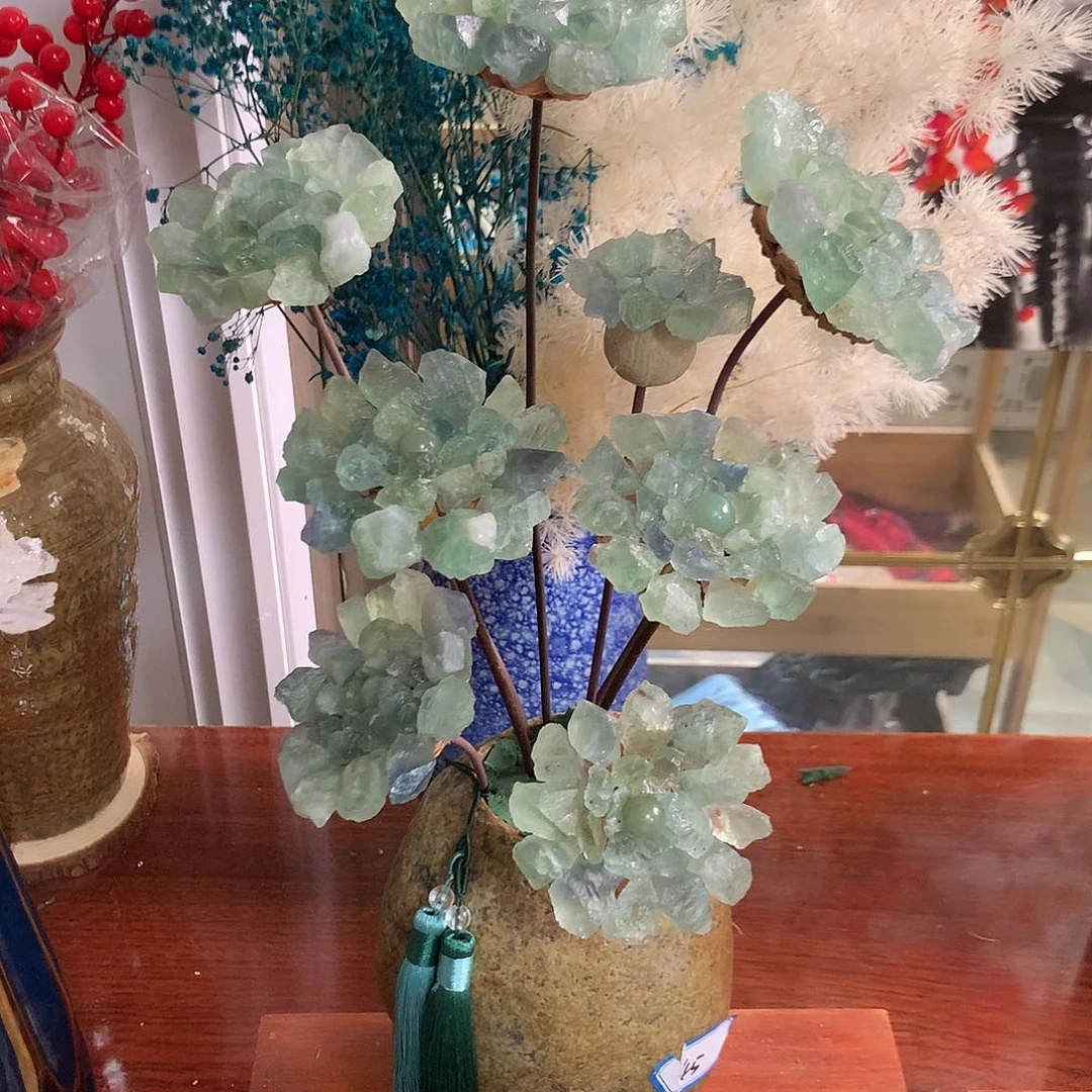 木清新小绿色套装孤品 不带花瓶
