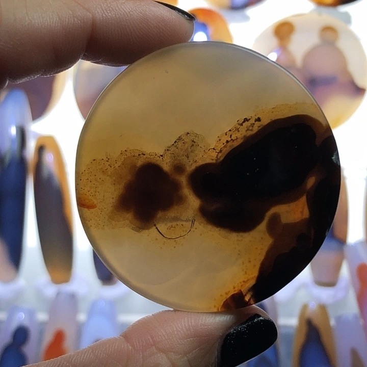 查罗石银S925镀金镶嵌珠宝半成品157