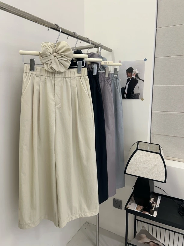 27025女装韩版时尚百搭裤子 长88