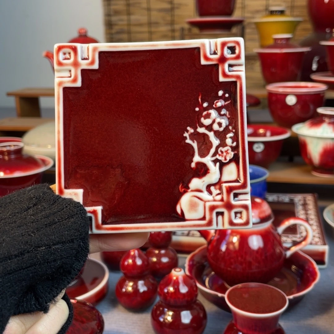 景德镇原矿陶瓷 杯垫