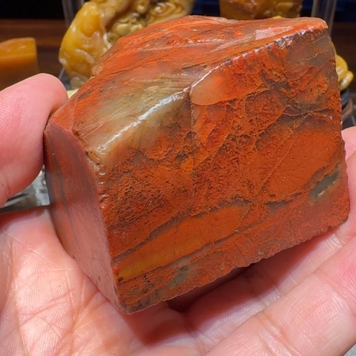 寿山石水**影寿山石石头