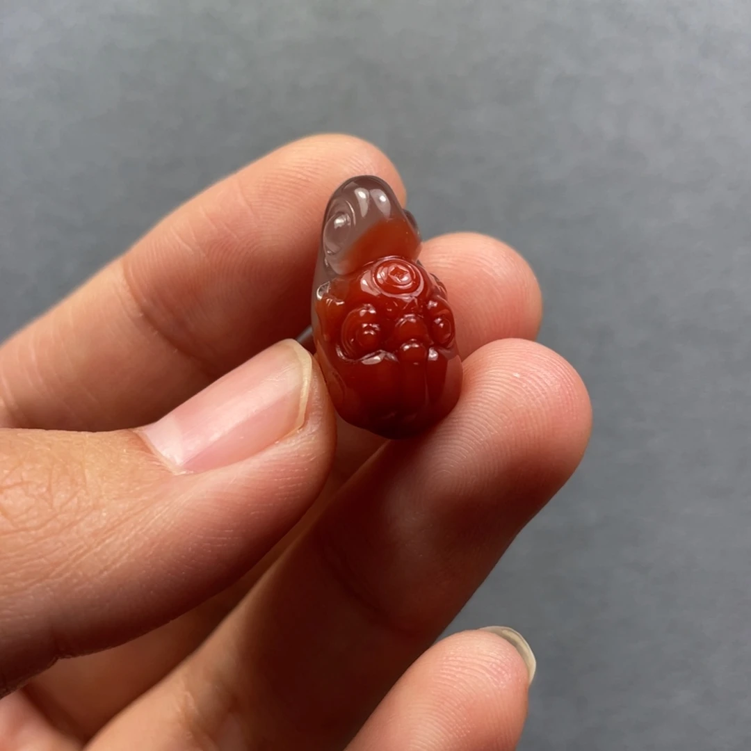南红玛瑙未镶嵌配饰龙鱼