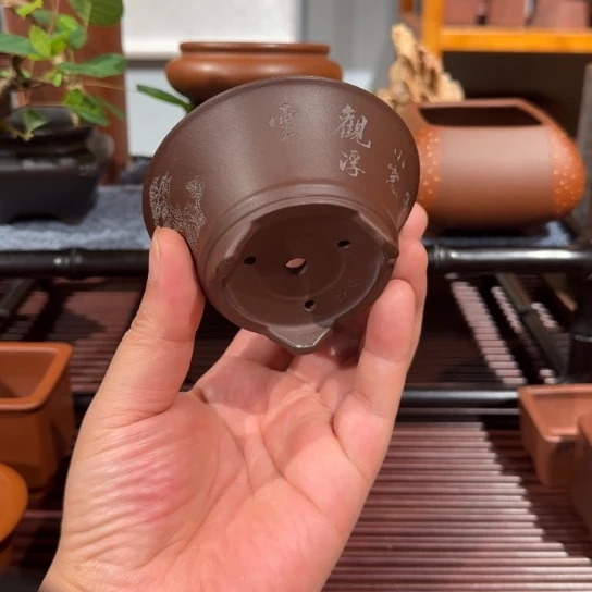 花盆紫砂原矿紫泥