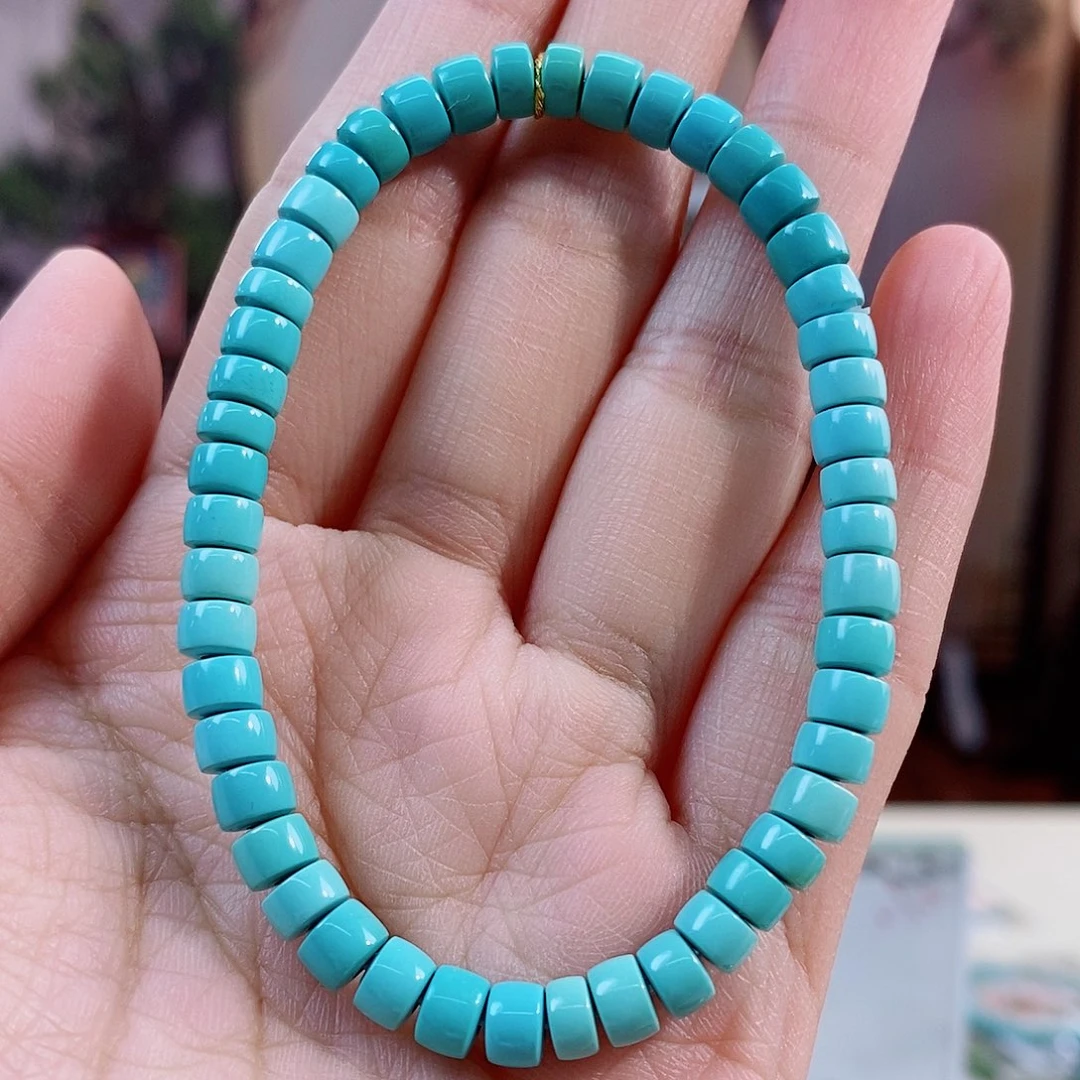 未镶嵌绿松石珠宝奇石5.5mm+