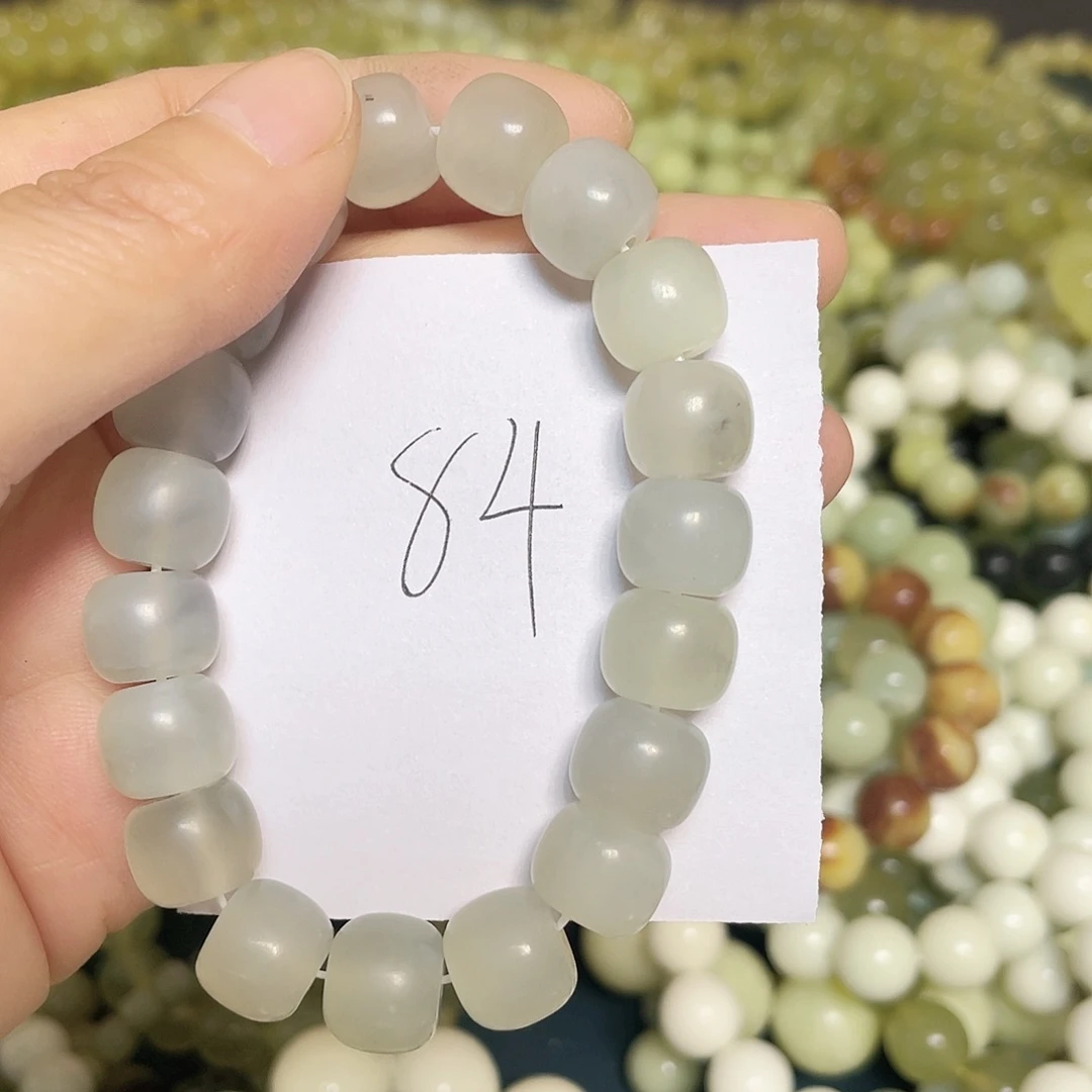 未镶嵌蛇纹石玉手链