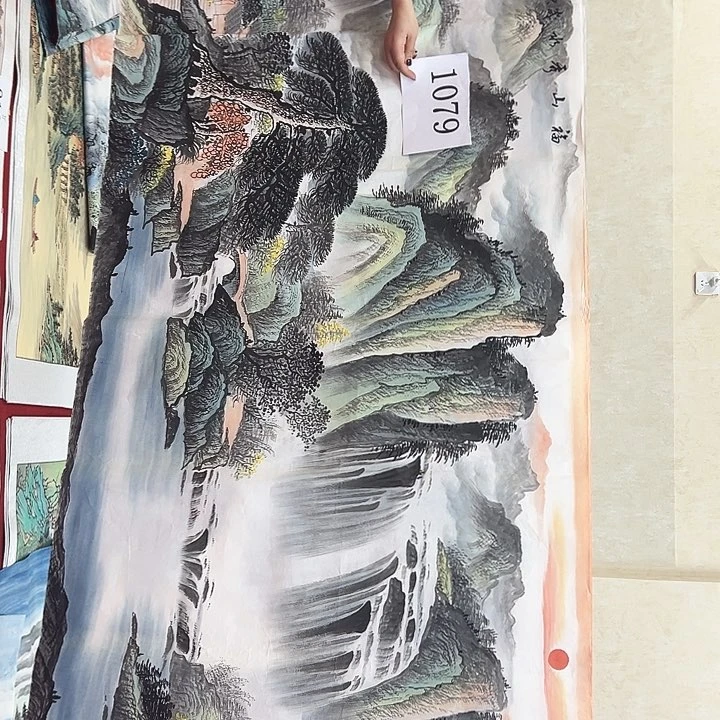 国画新年快乐纯手工纯手绘