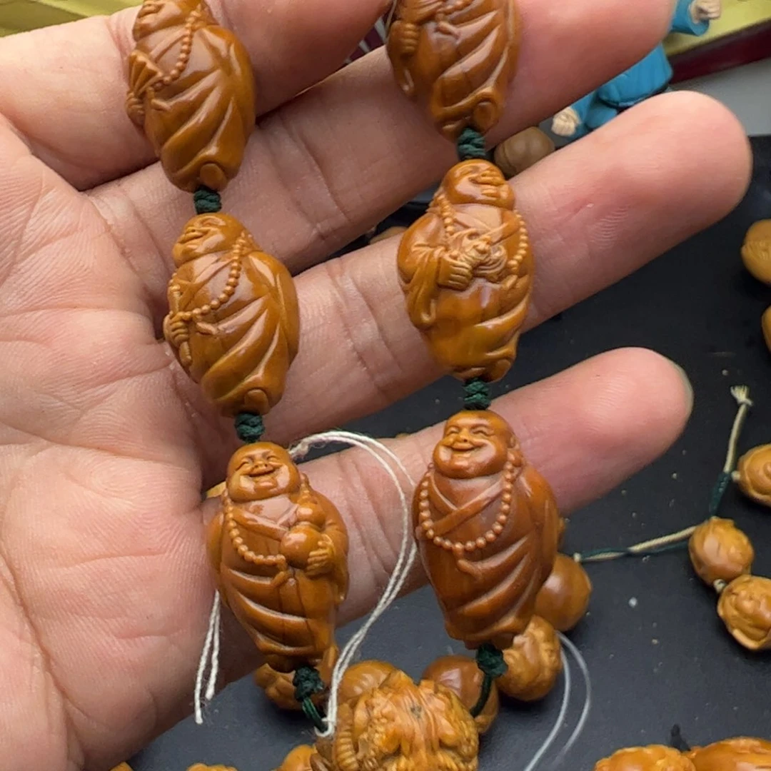 橄榄核手串/手链铁盒佛珠站立米勒