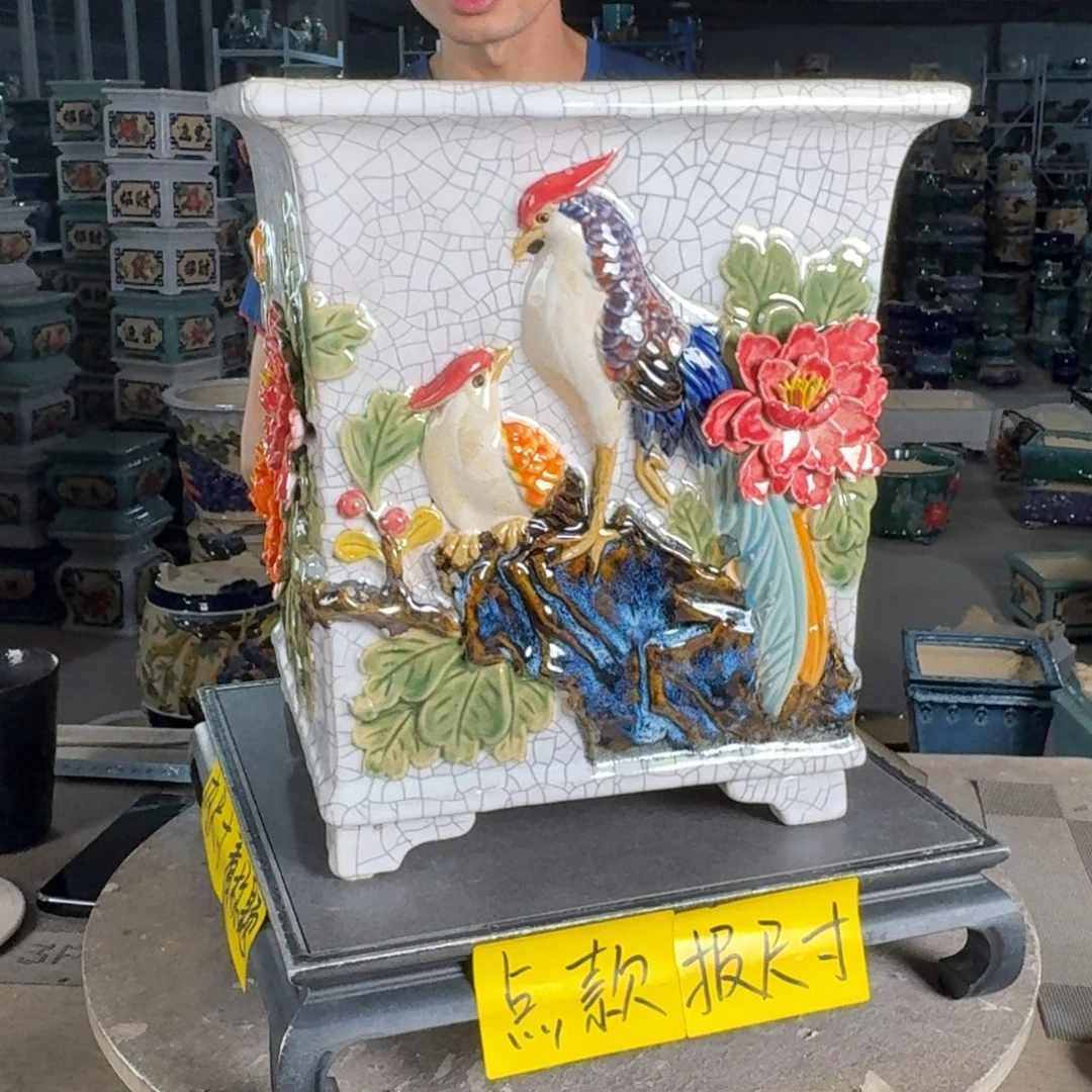 一风堂石湾花盆 内22*27