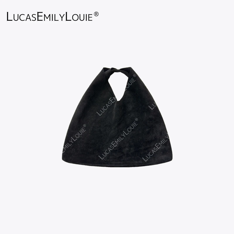 LUCASEMILYLOUIE 欢姐0220胎牛绒三角背心包单肩手拎包250069