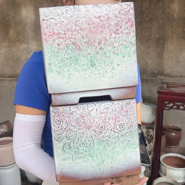 口径19高度20两个玫瑰大方