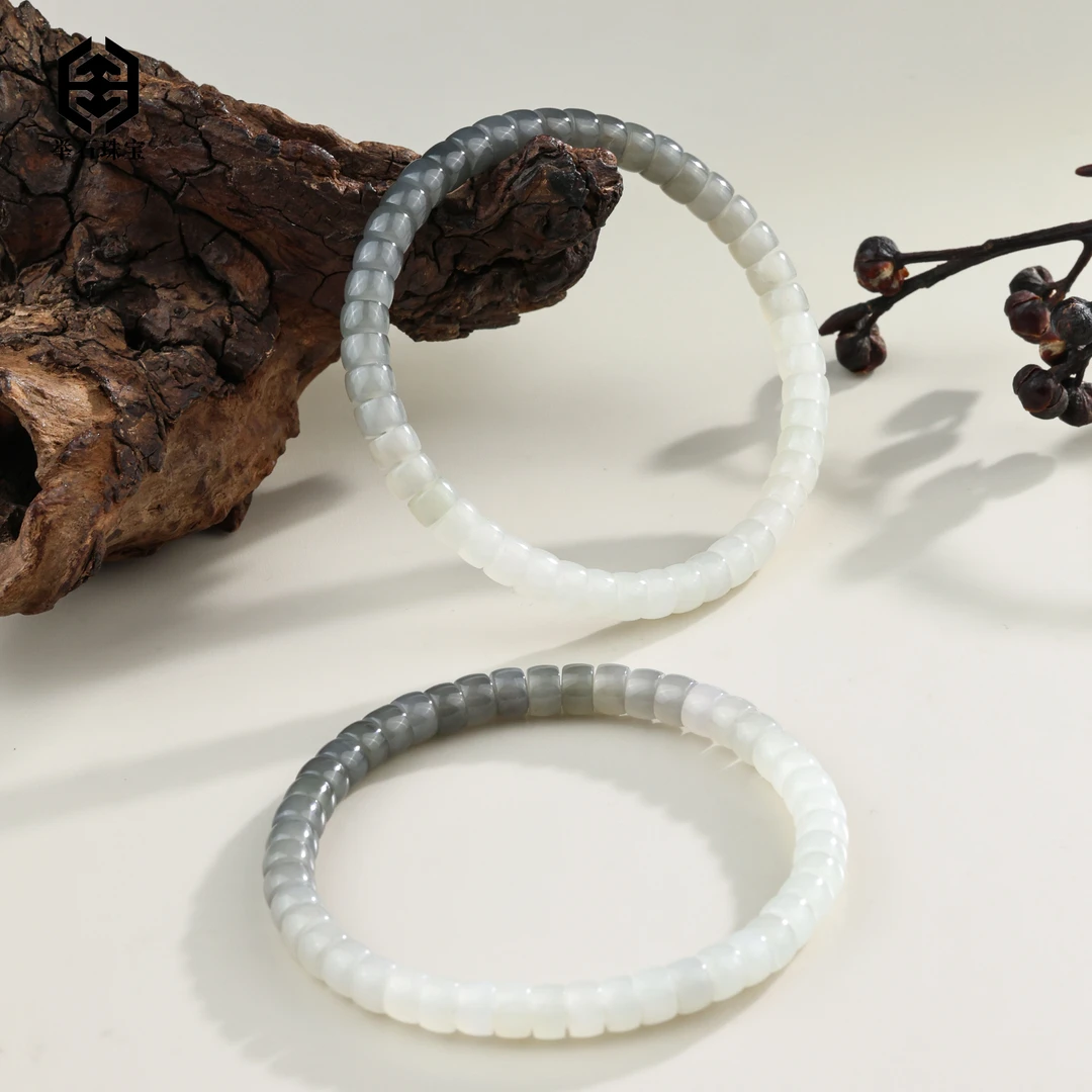 【举石珠宝】T0103-1980-54和田玉手串（一件/多样性发/约5mm+）G