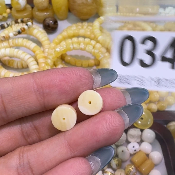 裸石琥珀未镶嵌10×5微瑕
