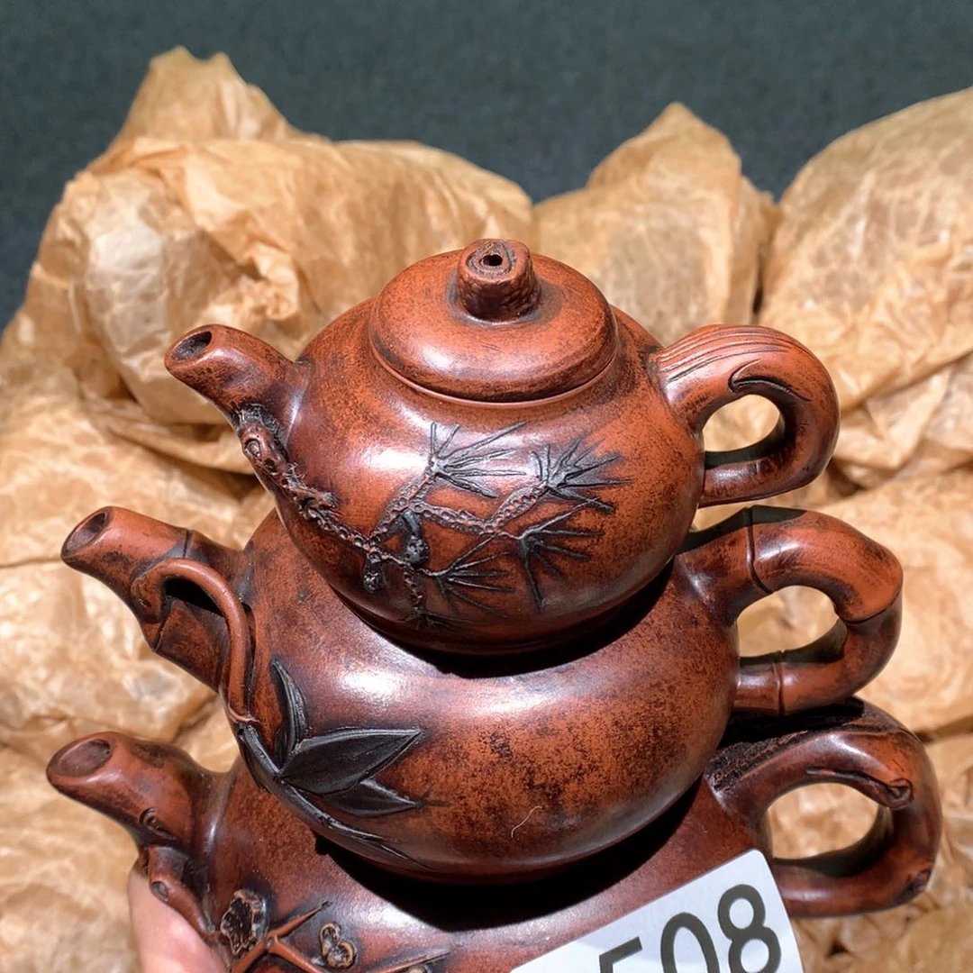 茶壶粗砂紫砂茶壶508