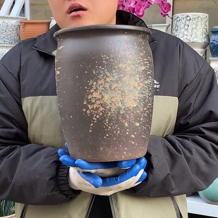 紫砂花盆口20高25福利