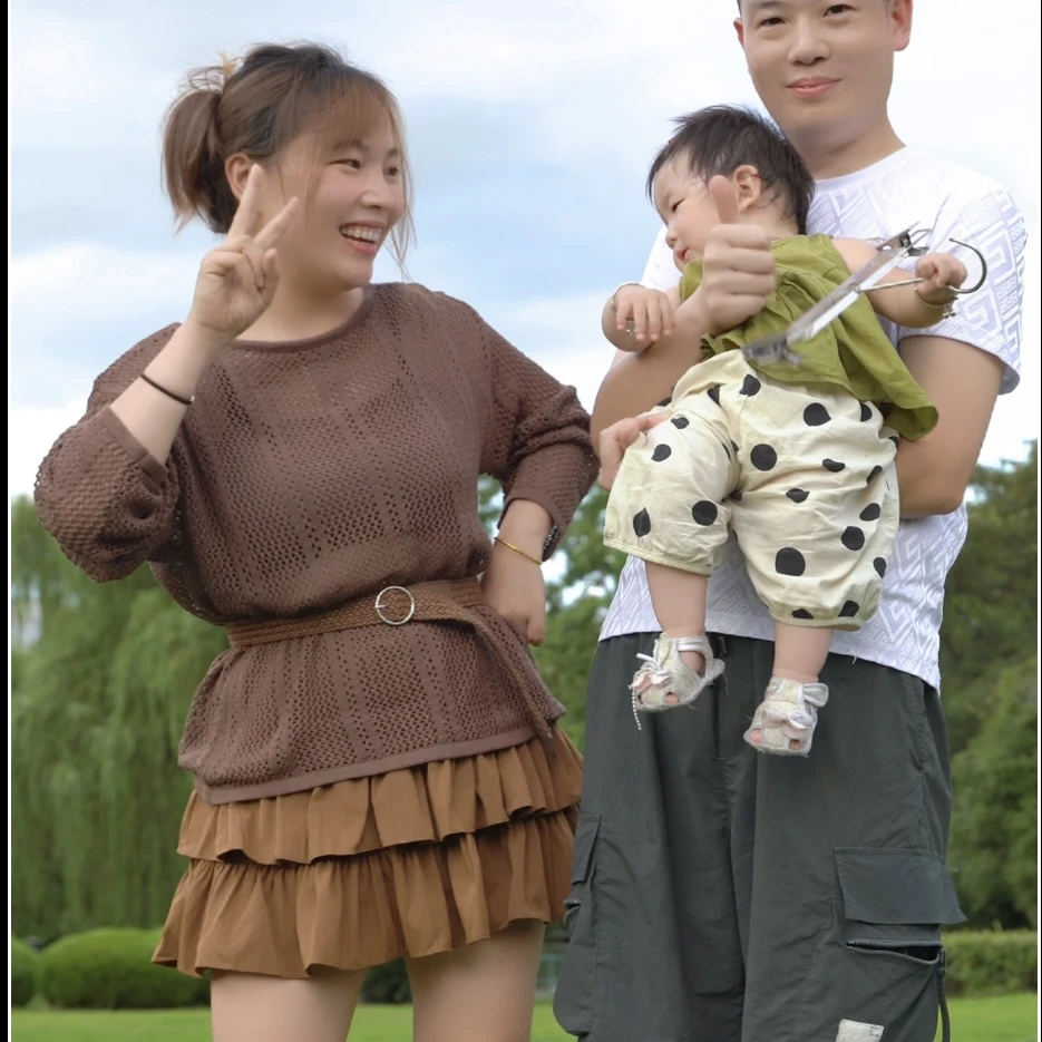 镂空罩衫吊带花苞裙三件套