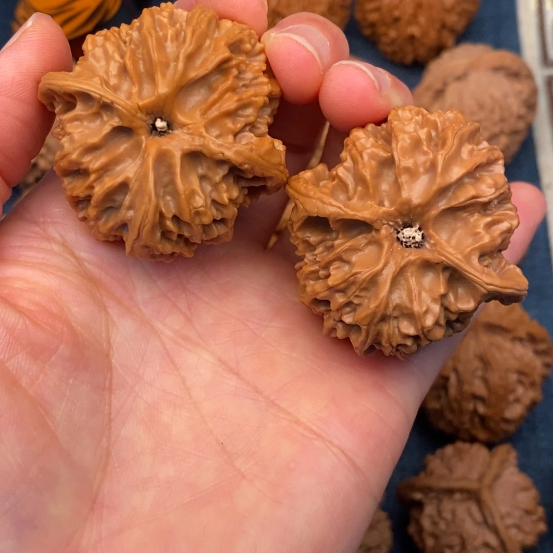 把件文玩核桃43毕业十字底球苹果