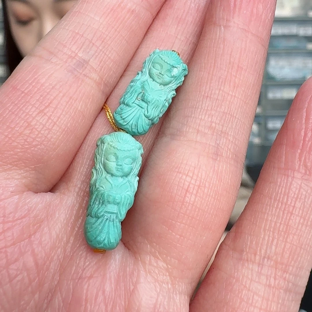 绿松石珠宝奇石未镶嵌