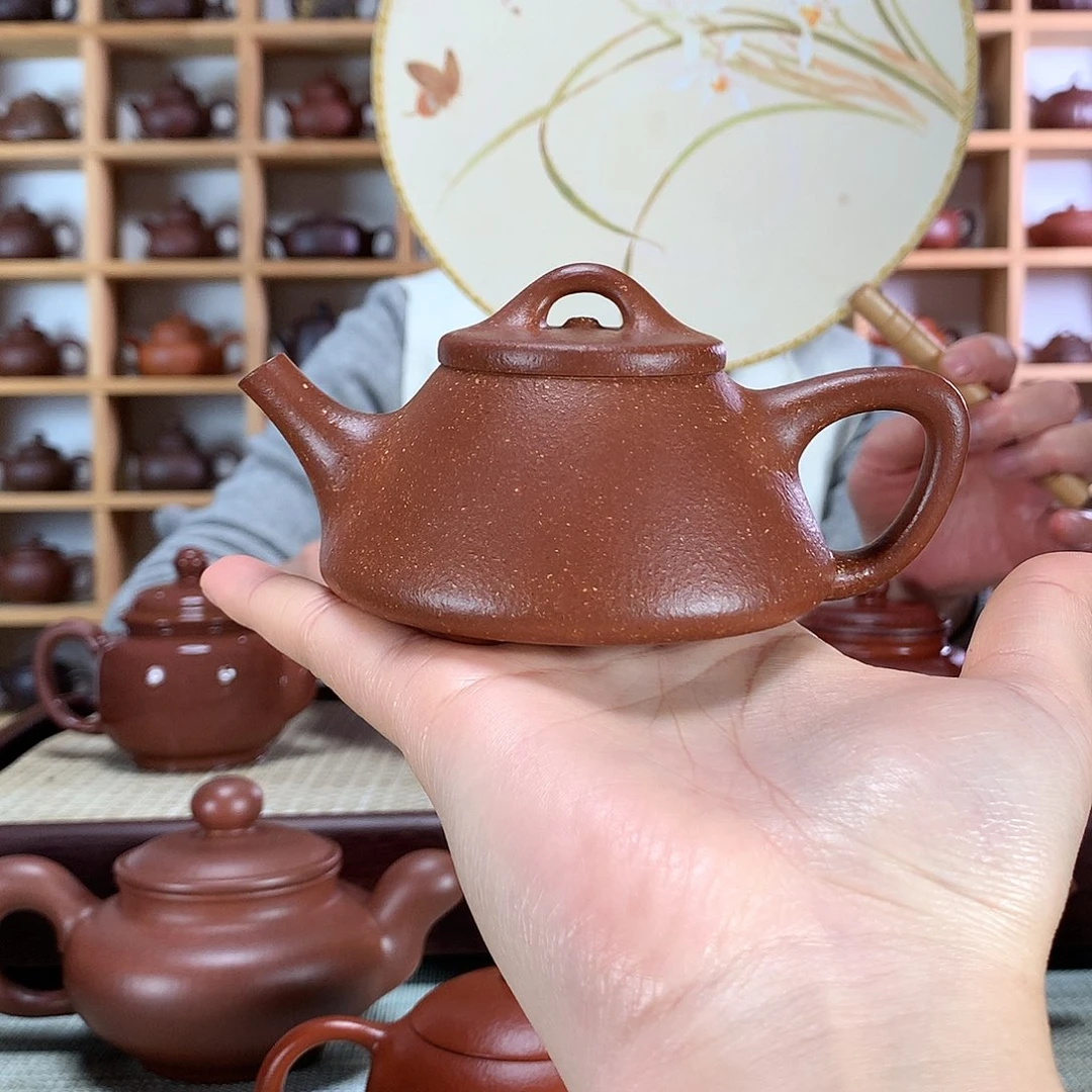 子冶石瓢紫砂紫砂壶手工制作