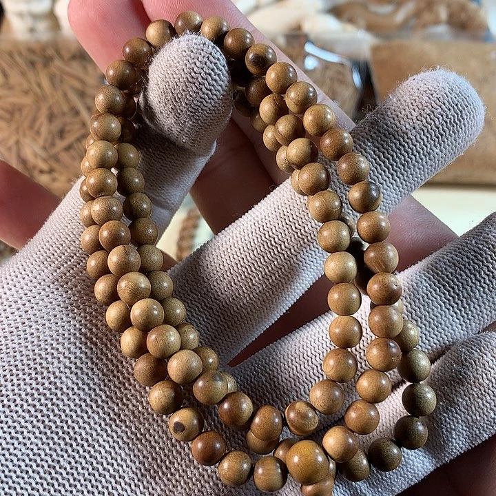 檀香木手串/手链顺纹0.6✖️108奶香瑕疵品香福利款