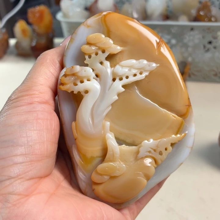 玛瑙/玉髓未镶嵌吊坠(不含链)