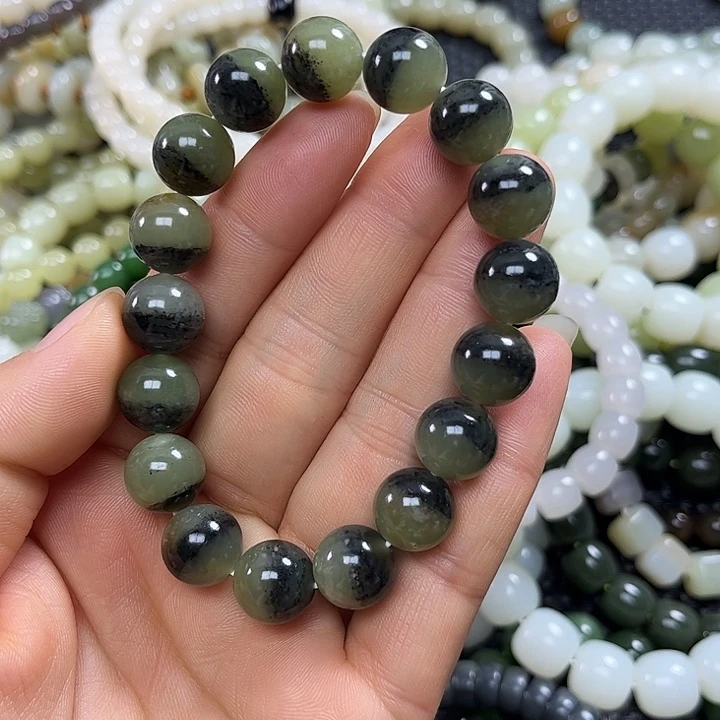 和田玉未镶嵌手链