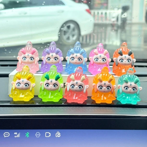 【许愿】哪吒2魔童敖丙diy潮玩夜光树脂桌面摆件